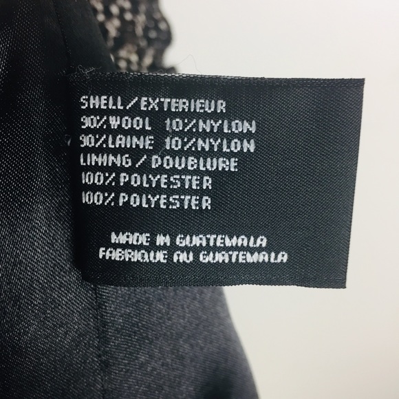 DKNY Wool Sweater Trench Coat Women Size 12 Lined - Picture 6 of 8